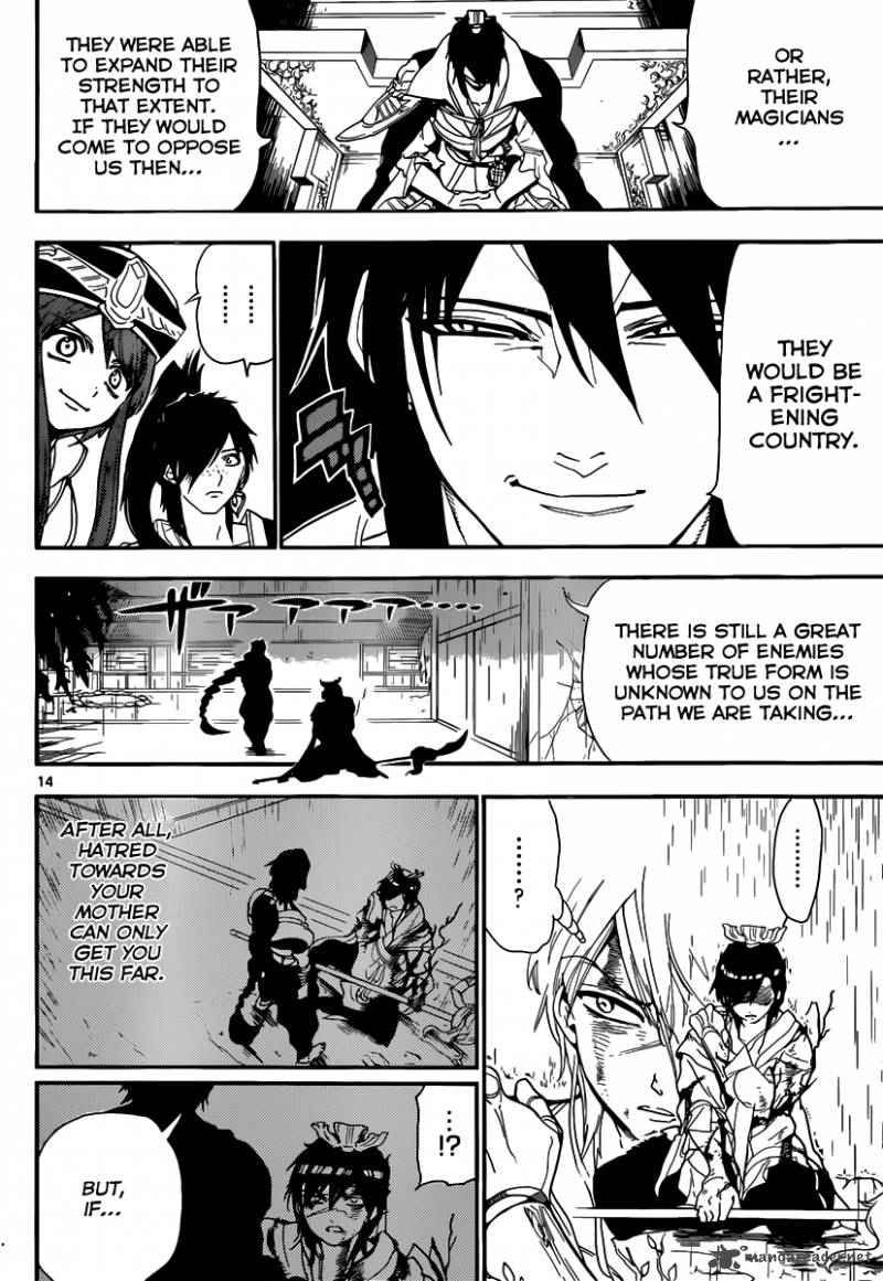 Magi - Labyrinth of Magic chapter 148 page 14