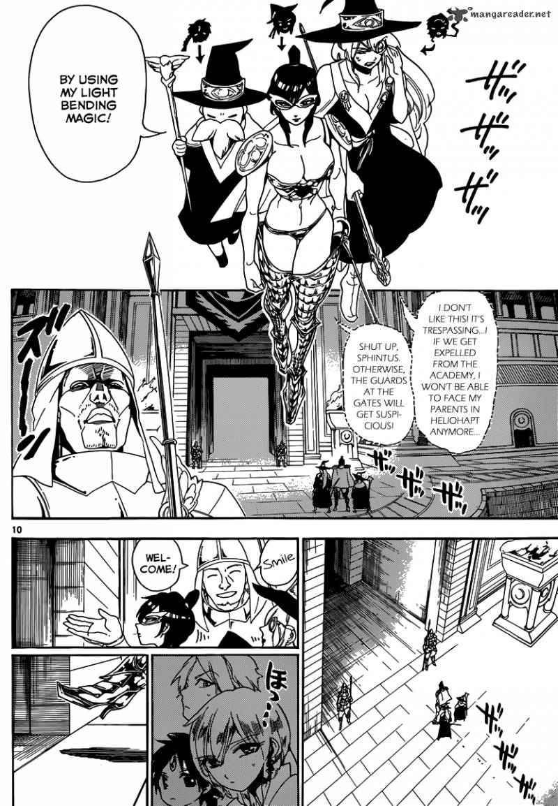 Magi - Labyrinth of Magic chapter 154 page 10