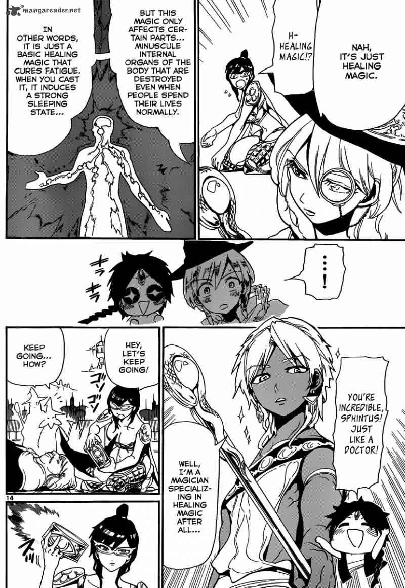 Magi - Labyrinth of Magic chapter 154 page 14