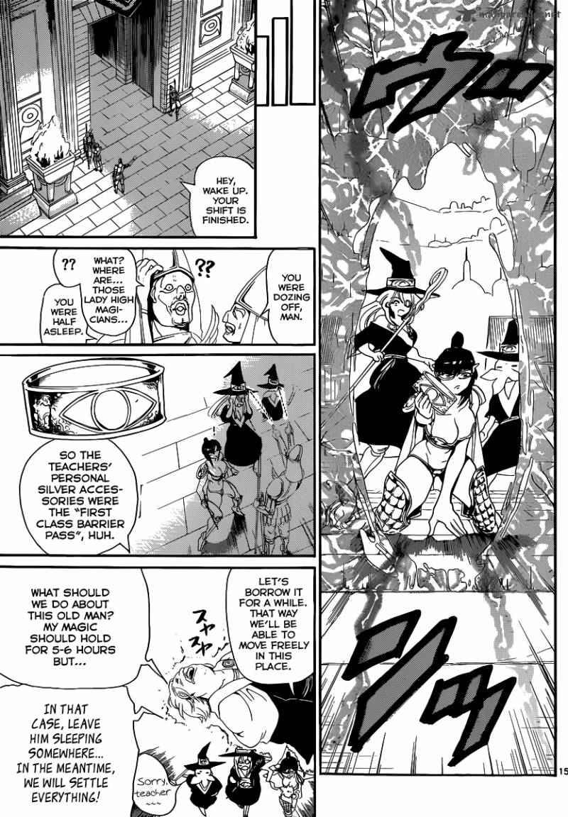 Magi - Labyrinth of Magic chapter 154 page 15