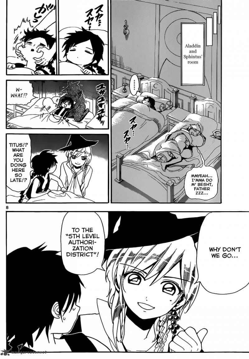 Magi - Labyrinth of Magic chapter 154 page 8