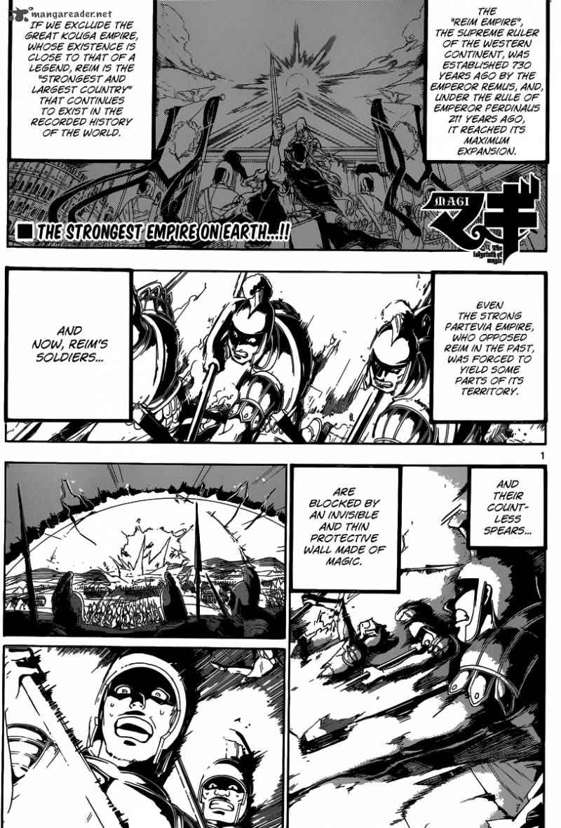 Magi - Labyrinth of Magic chapter 169 page 1