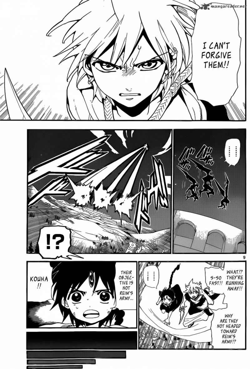 Magi - Labyrinth of Magic chapter 180 page 9