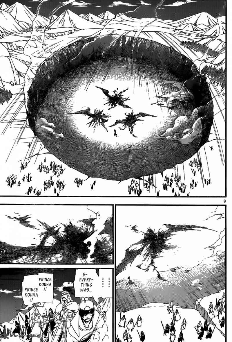 Magi - Labyrinth of Magic chapter 181 page 9