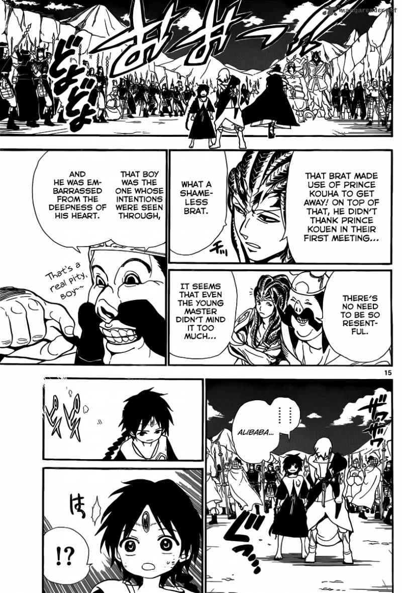 Magi - Labyrinth of Magic chapter 186 page 15