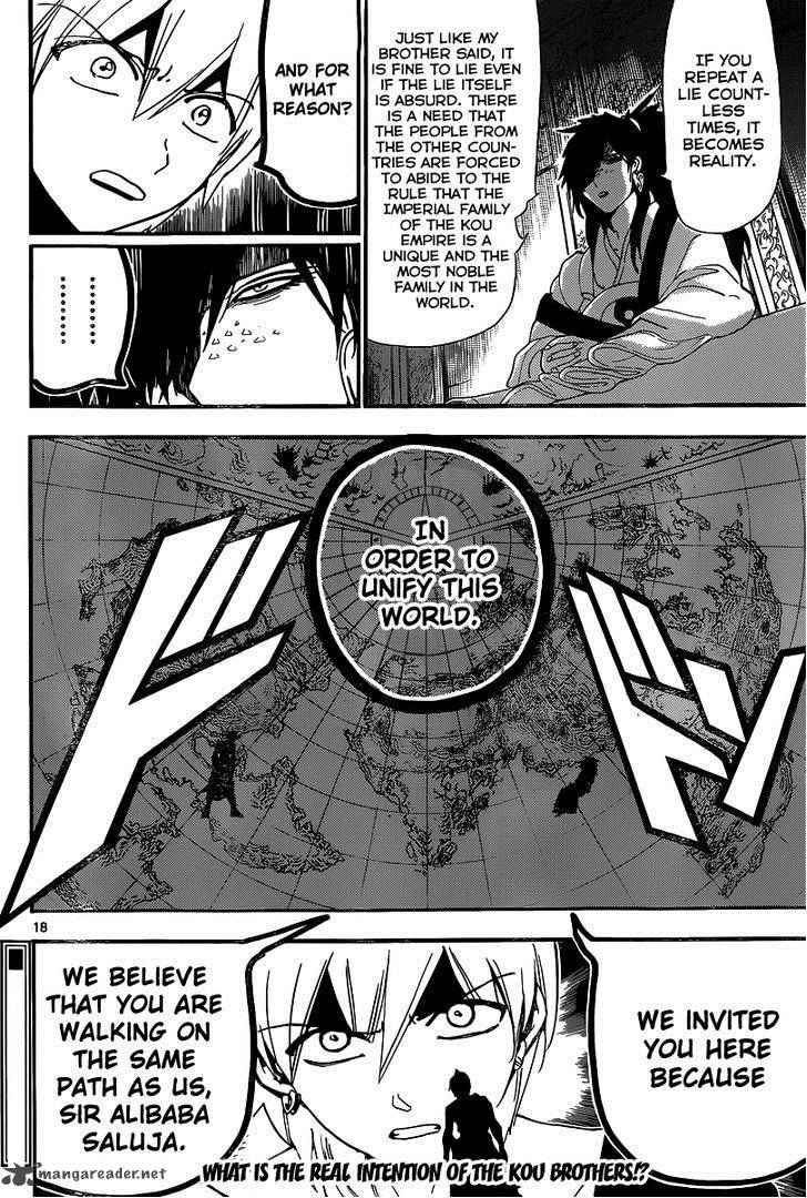 Magi - Labyrinth of Magic chapter 208 page 18
