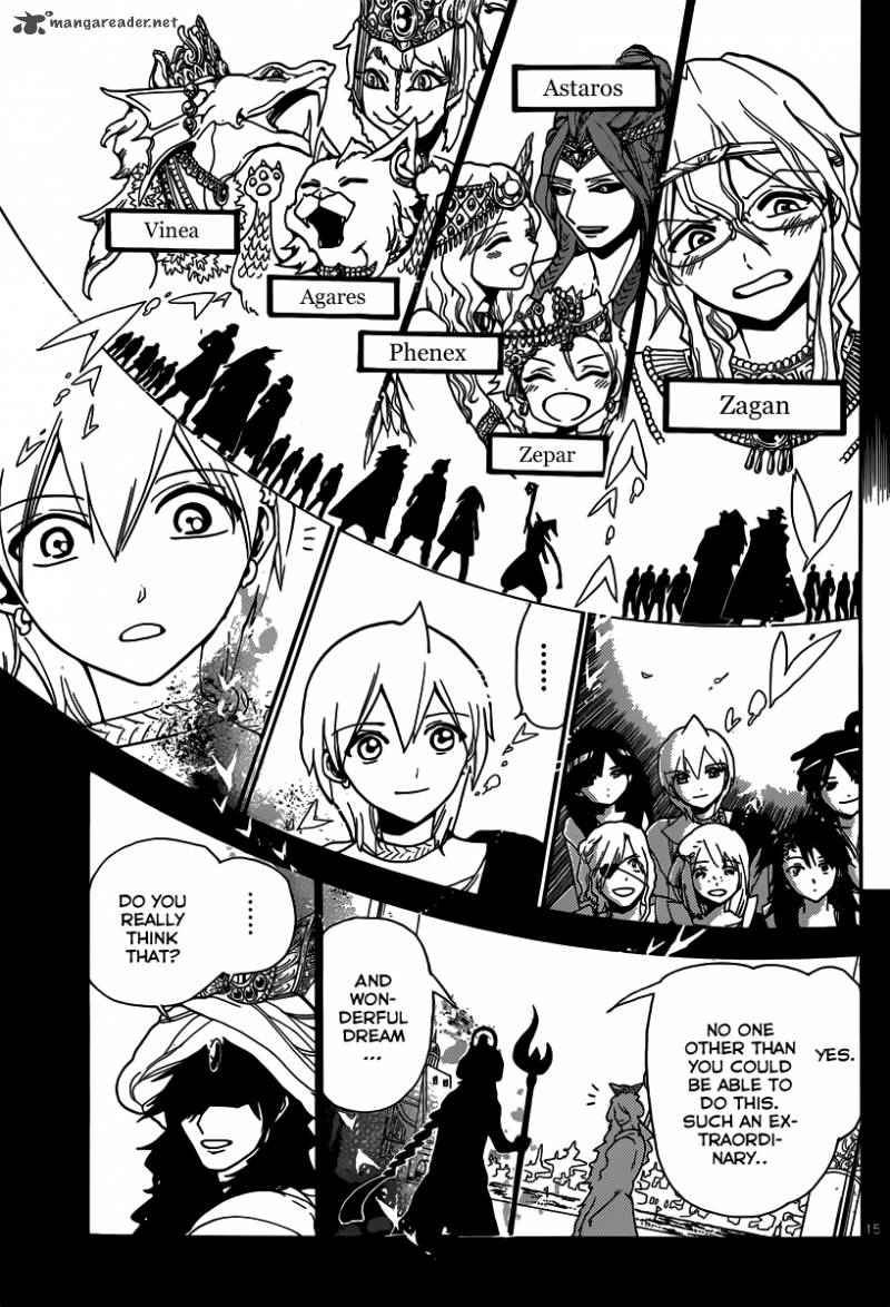 Magi - Labyrinth of Magic chapter 215 page 15