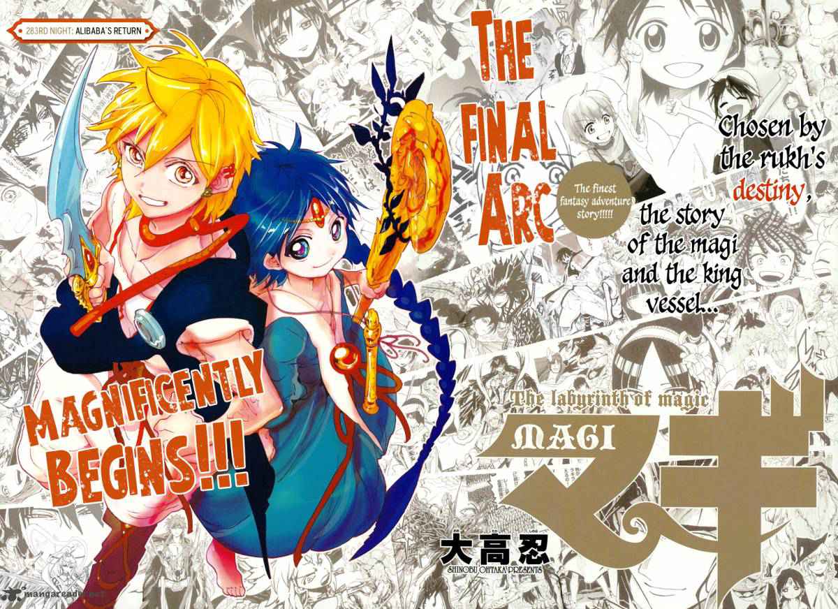 Magi - Labyrinth of Magic chapter 283 page 3
