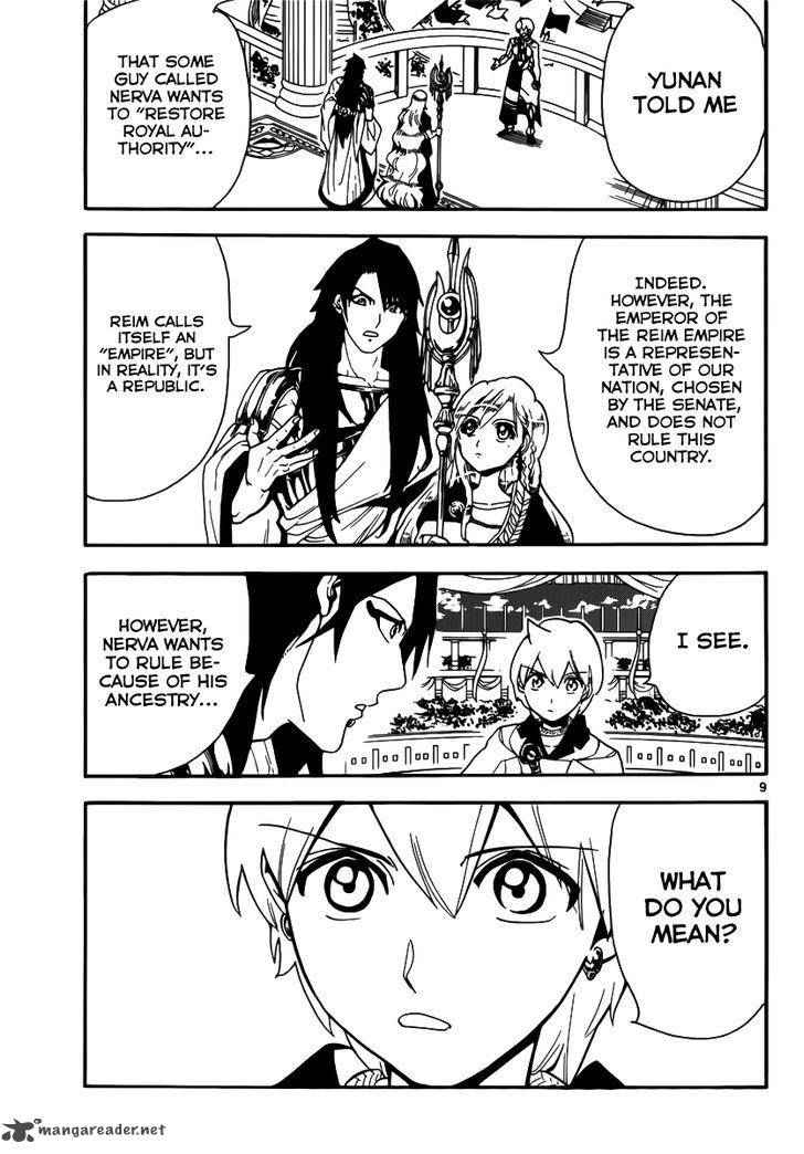 Magi - Labyrinth of Magic chapter 299 page 10