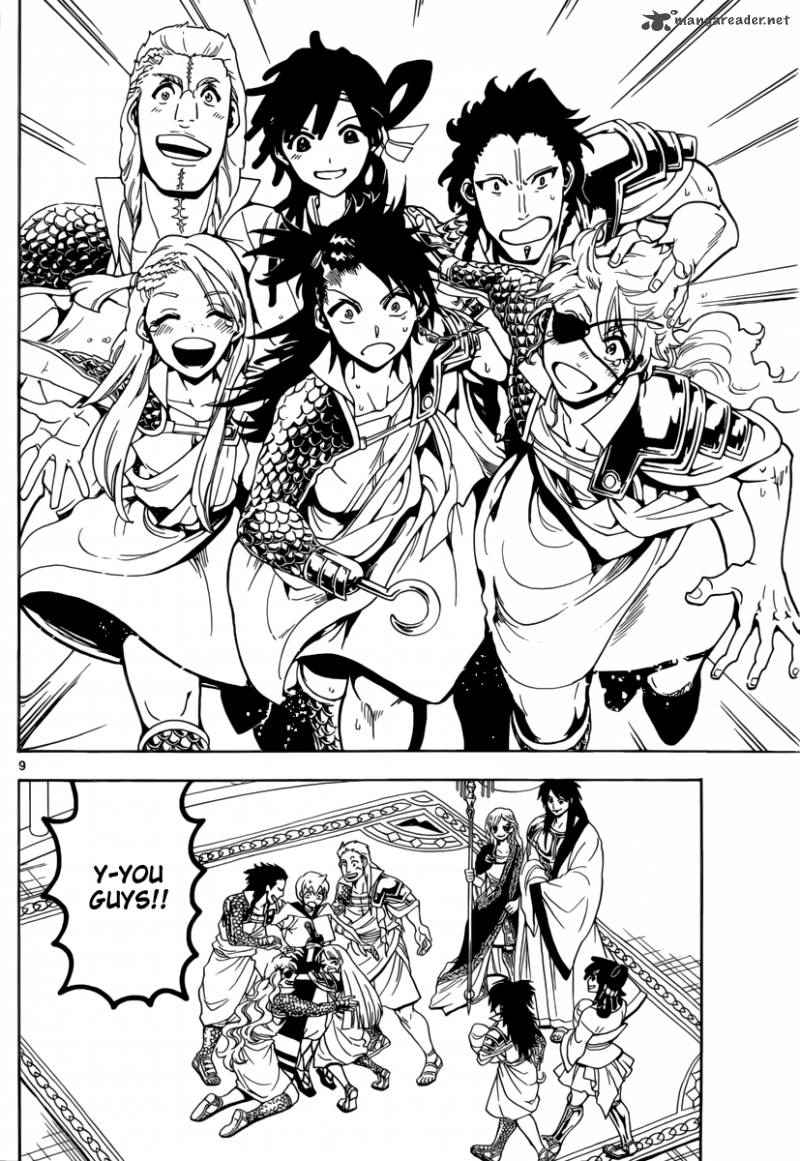 Magi - Labyrinth of Magic chapter 300 page 9