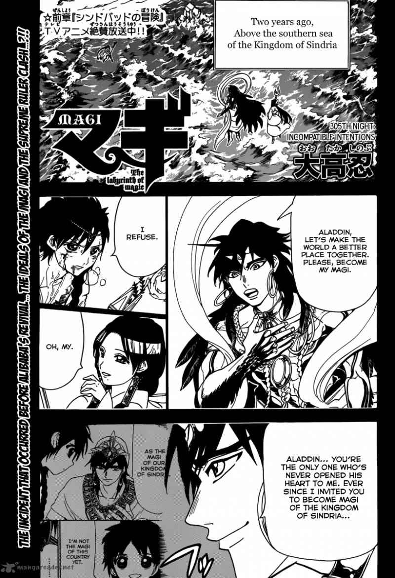 Magi - Labyrinth of Magic chapter 305 page 3