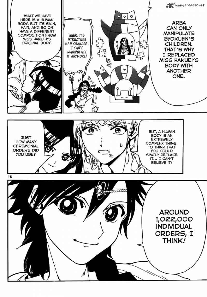 Magi - Labyrinth of Magic chapter 312 page 15