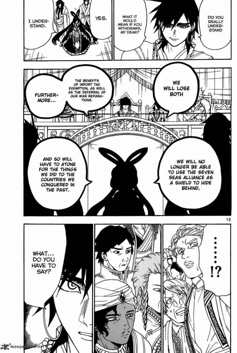 Magi - Labyrinth of Magic chapter 318 page 13