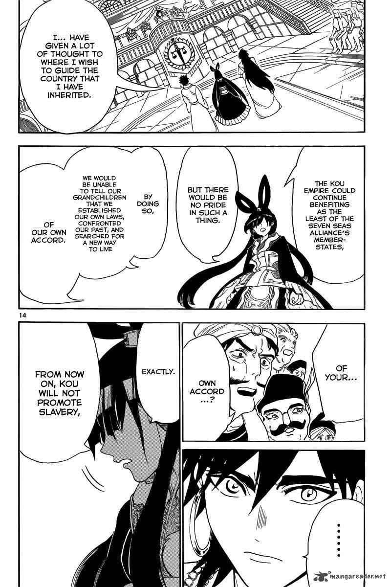 Magi - Labyrinth of Magic chapter 318 page 14