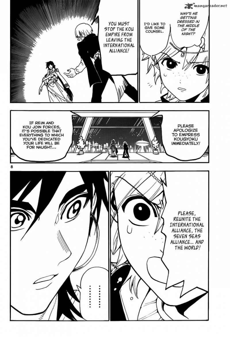 Magi - Labyrinth of Magic chapter 320 page 8