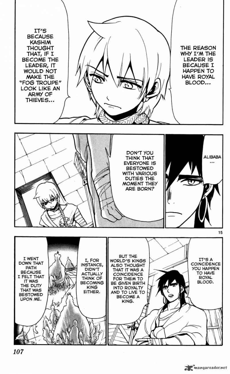Magi - Labyrinth of Magic chapter 54 page 15