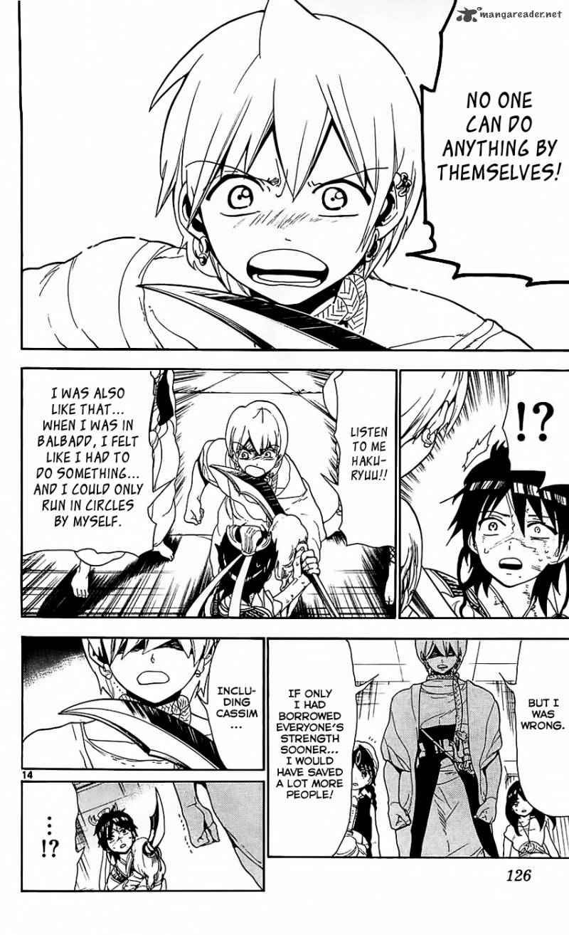 Magi - Labyrinth of Magic chapter 95 page 14