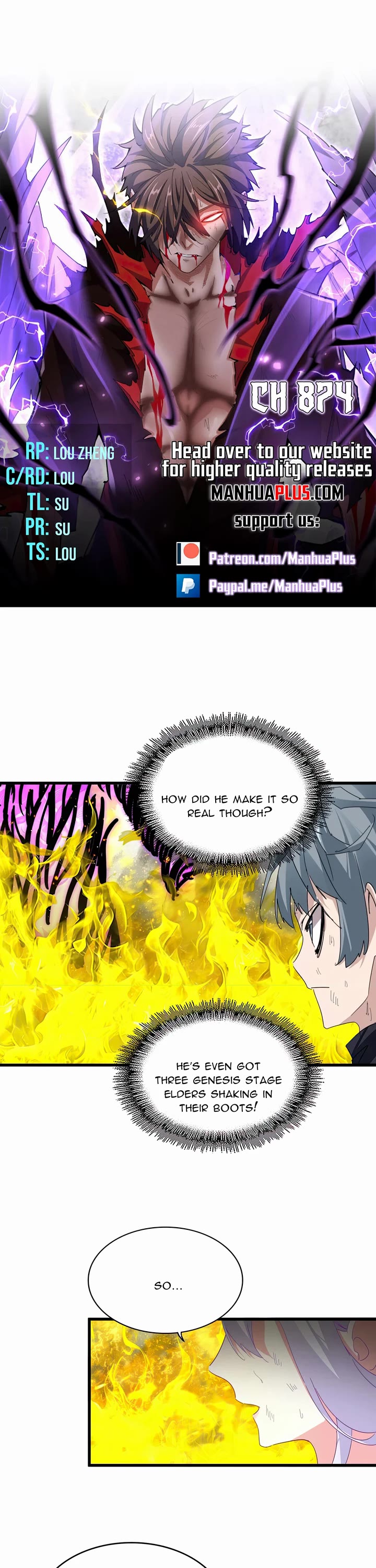 Magic Emperor chapter 874 page 1
