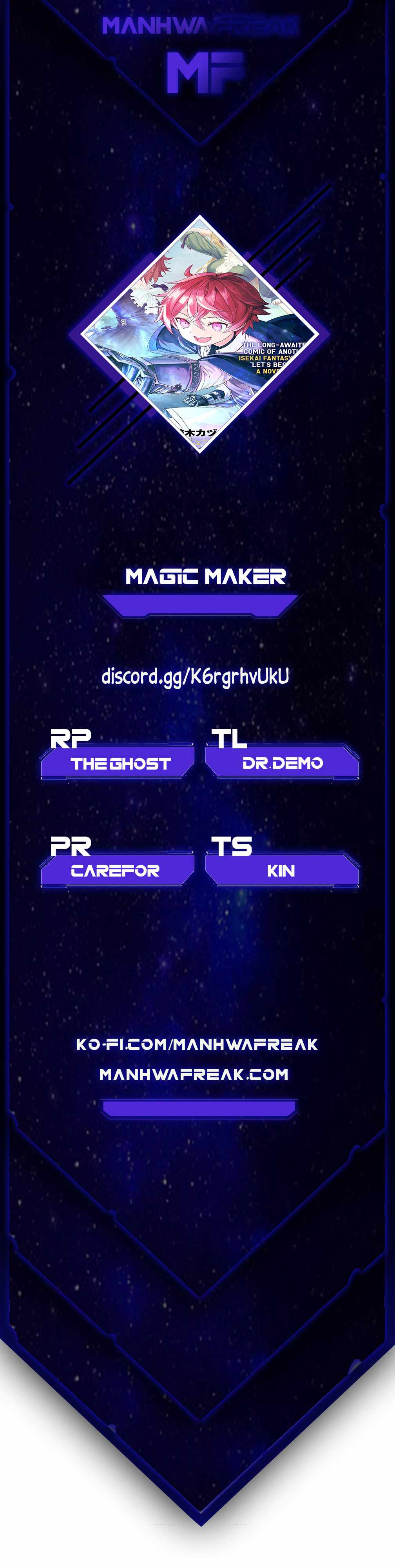 Magic Maker: How to Create Magic in Another World chapter 12.1 page 1