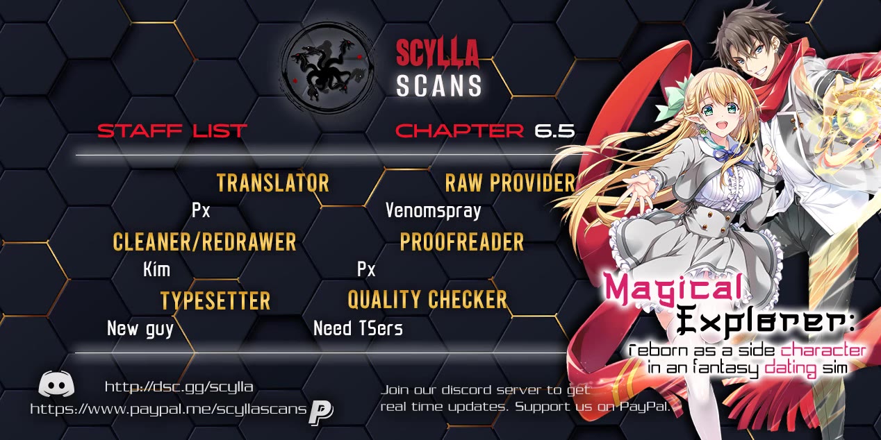 Magical★Explorer - It Seems I Have Become a Friend of the Protagonist In An Eroge World, But Because Magic is Fun I Have Abandoned The Role And Train Myself chapter 6.5 page 1