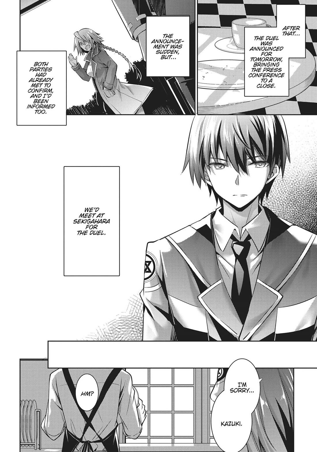 Magika no Kenshi to Shoukan Maou chapter 114 page 4