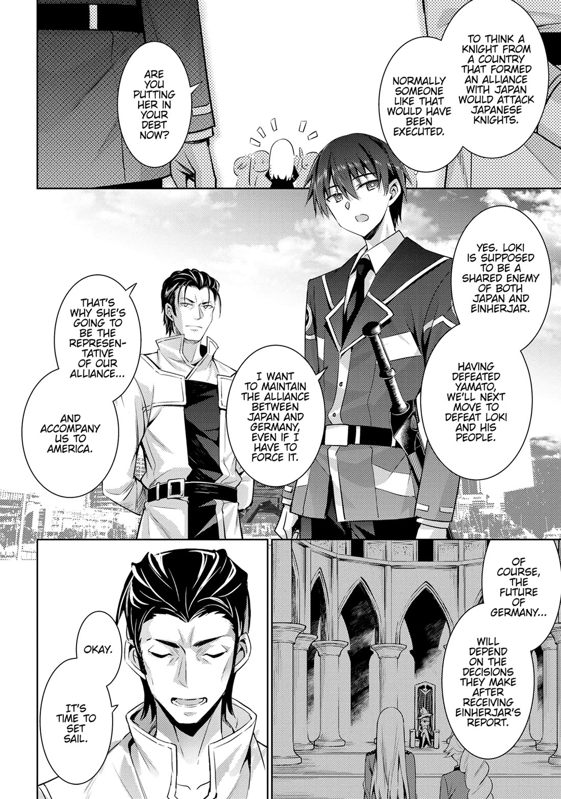Magika no Kenshi to Shoukan Maou chapter 122 page 8