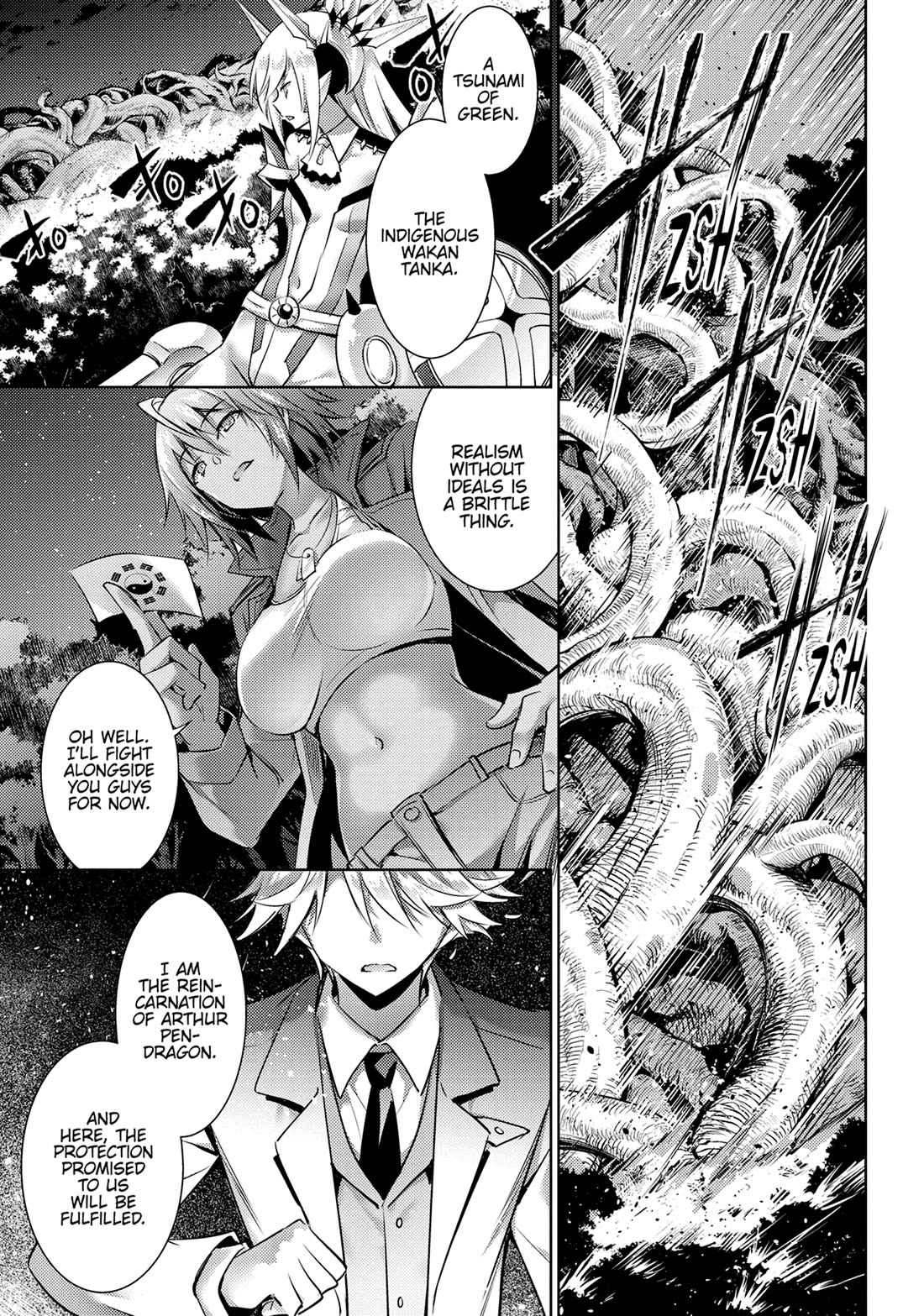 Magika no Kenshi to Shoukan Maou chapter 123 page 11
