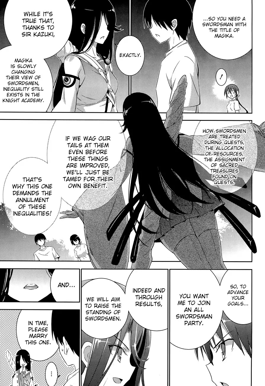 Magika no Kenshi to Shoukan Maou chapter 18 page 25