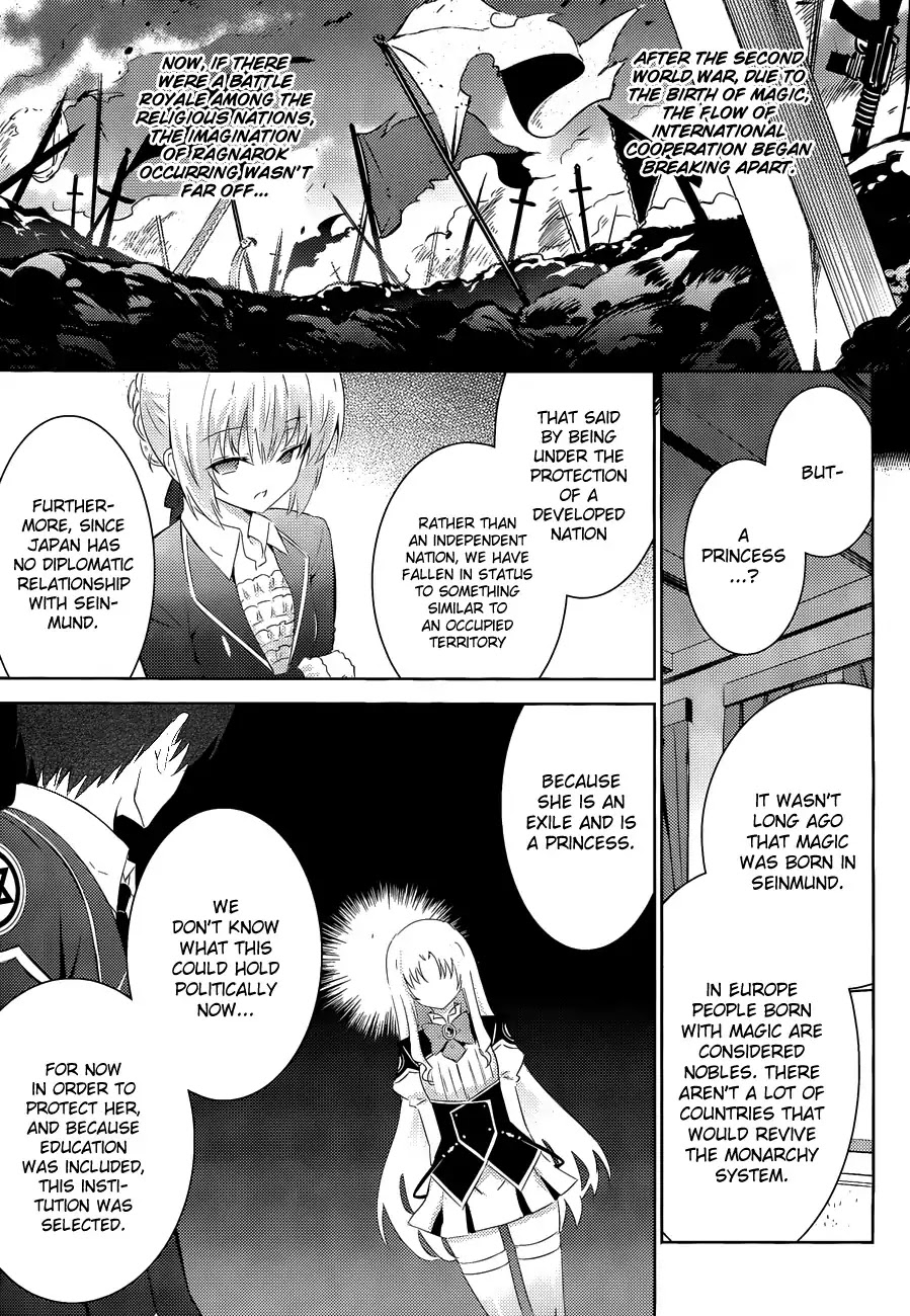 Magika no Kenshi to Shoukan Maou chapter 19 page 7