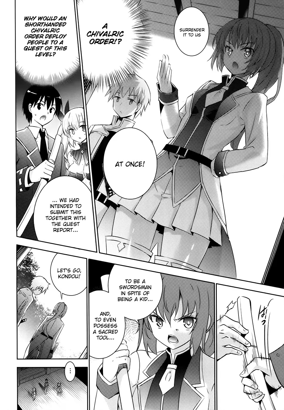 Magika no Kenshi to Shoukan Maou chapter 21 page 6