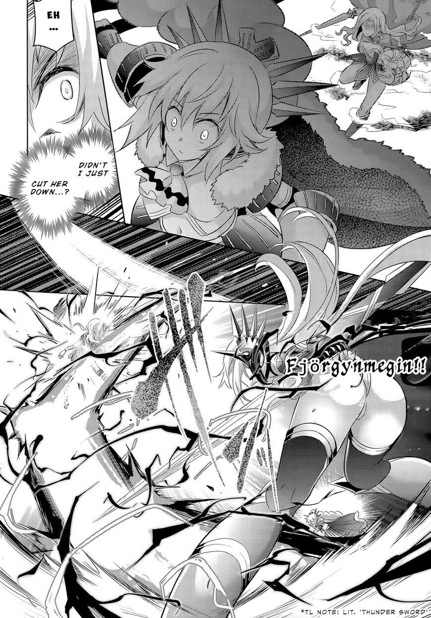 Magika no Kenshi to Shoukan Maou chapter 52 page 13