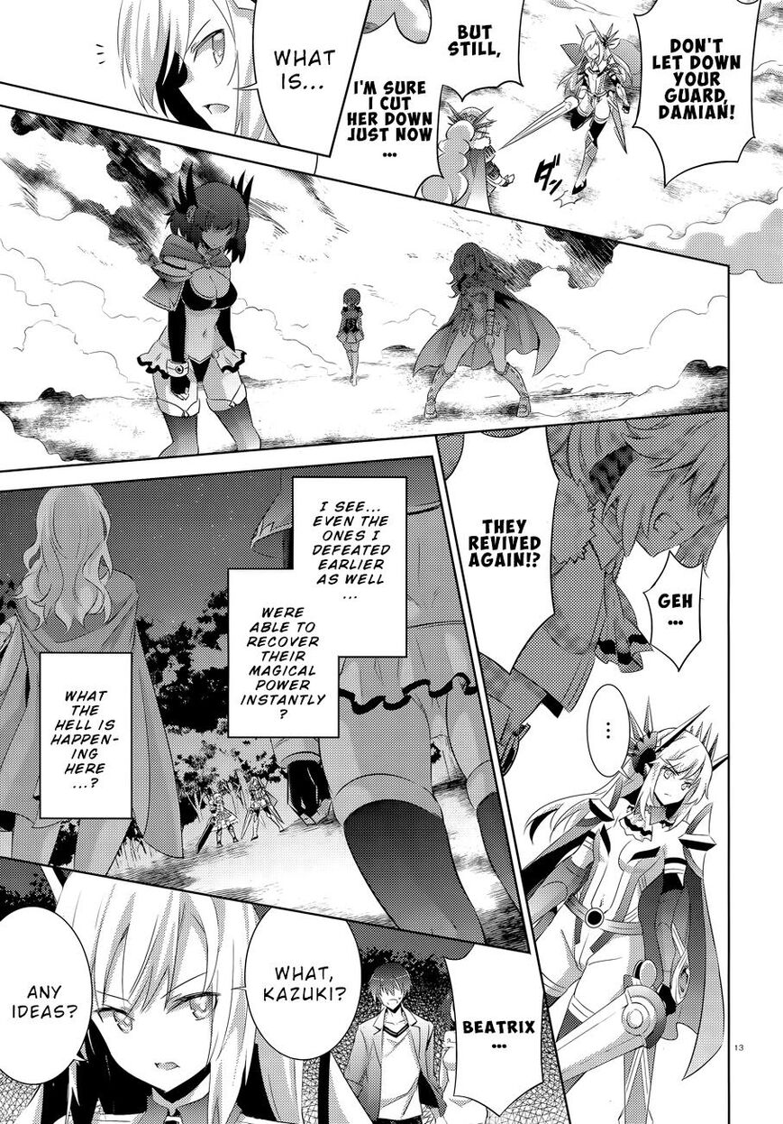 Magika no Kenshi to Shoukan Maou chapter 52 page 14