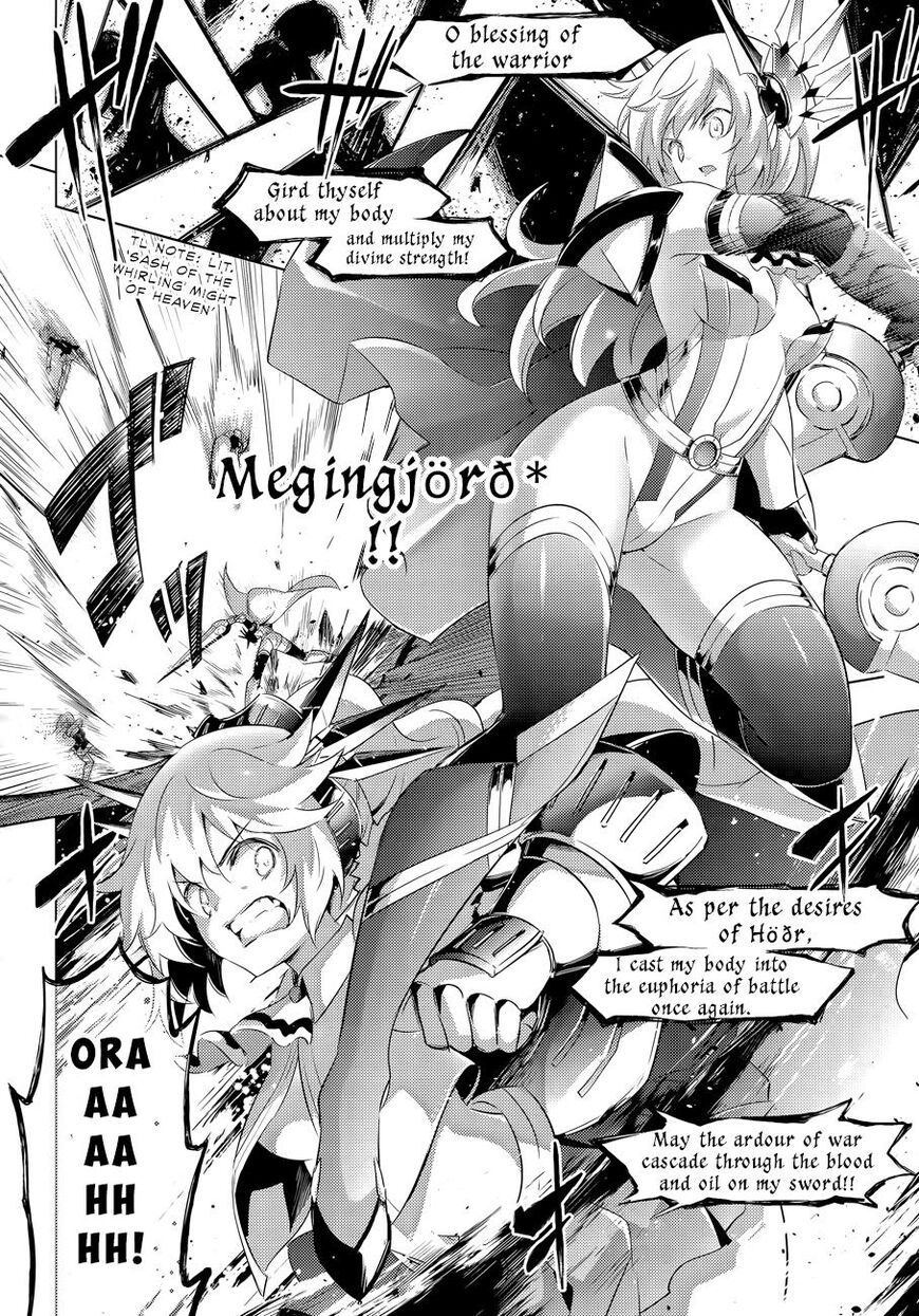 Magika no Kenshi to Shoukan Maou chapter 52 page 9