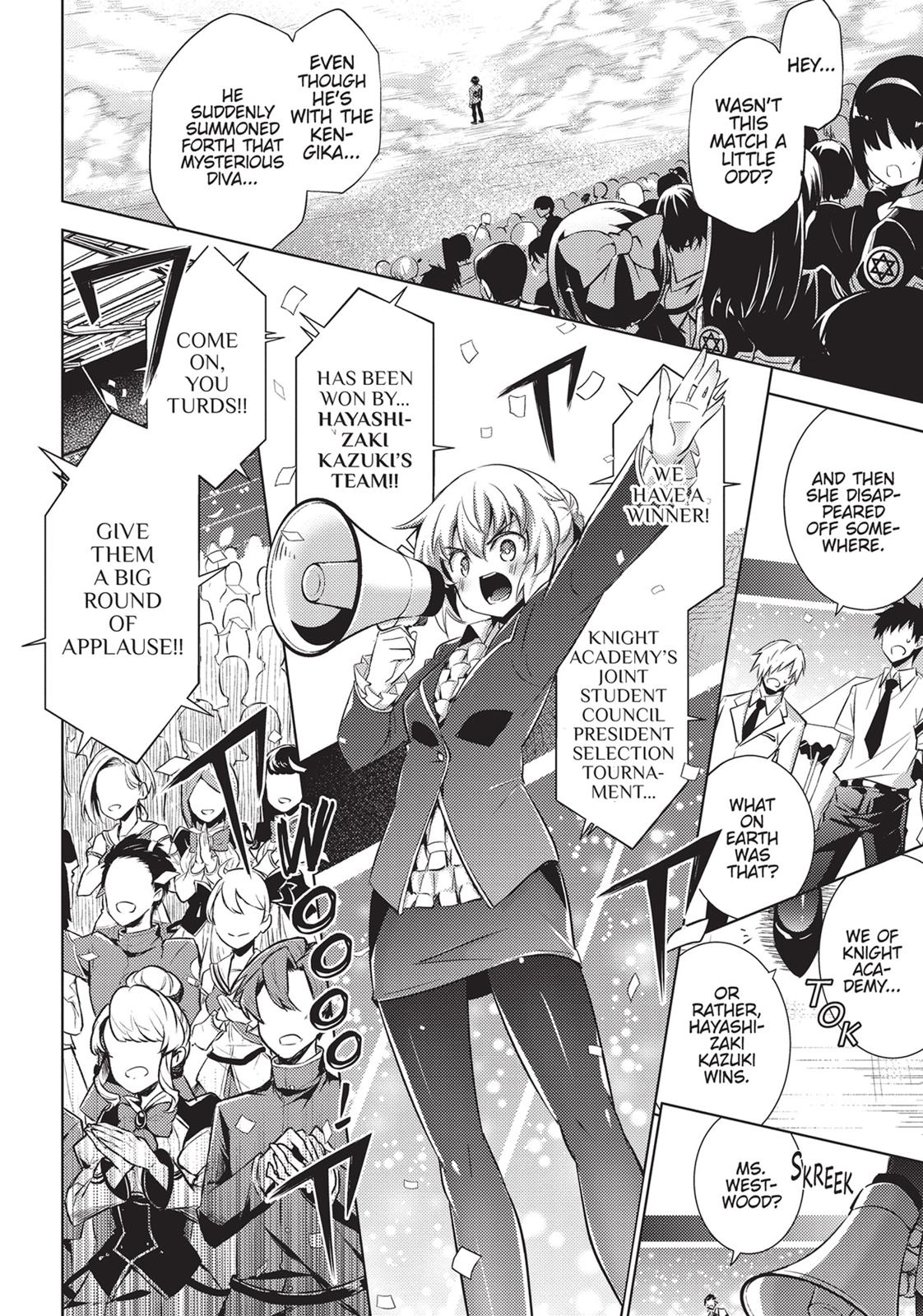 Magika no Kenshi to Shoukan Maou chapter 59 page 15