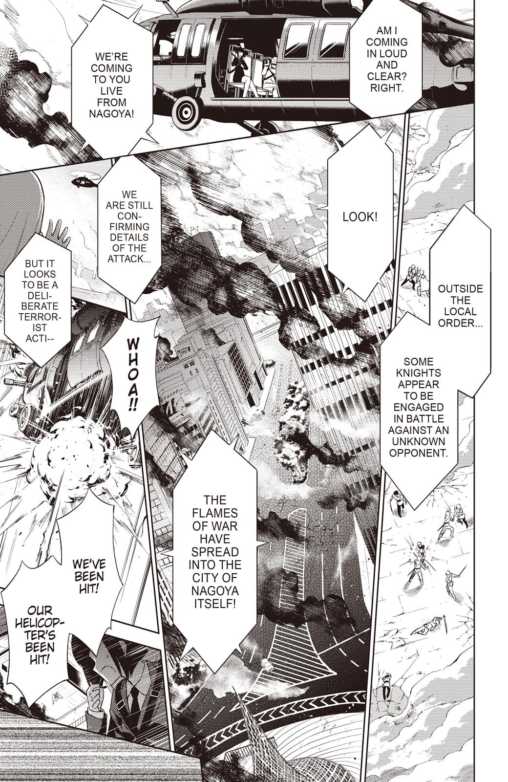 Magika no Kenshi to Shoukan Maou chapter 65 page 1