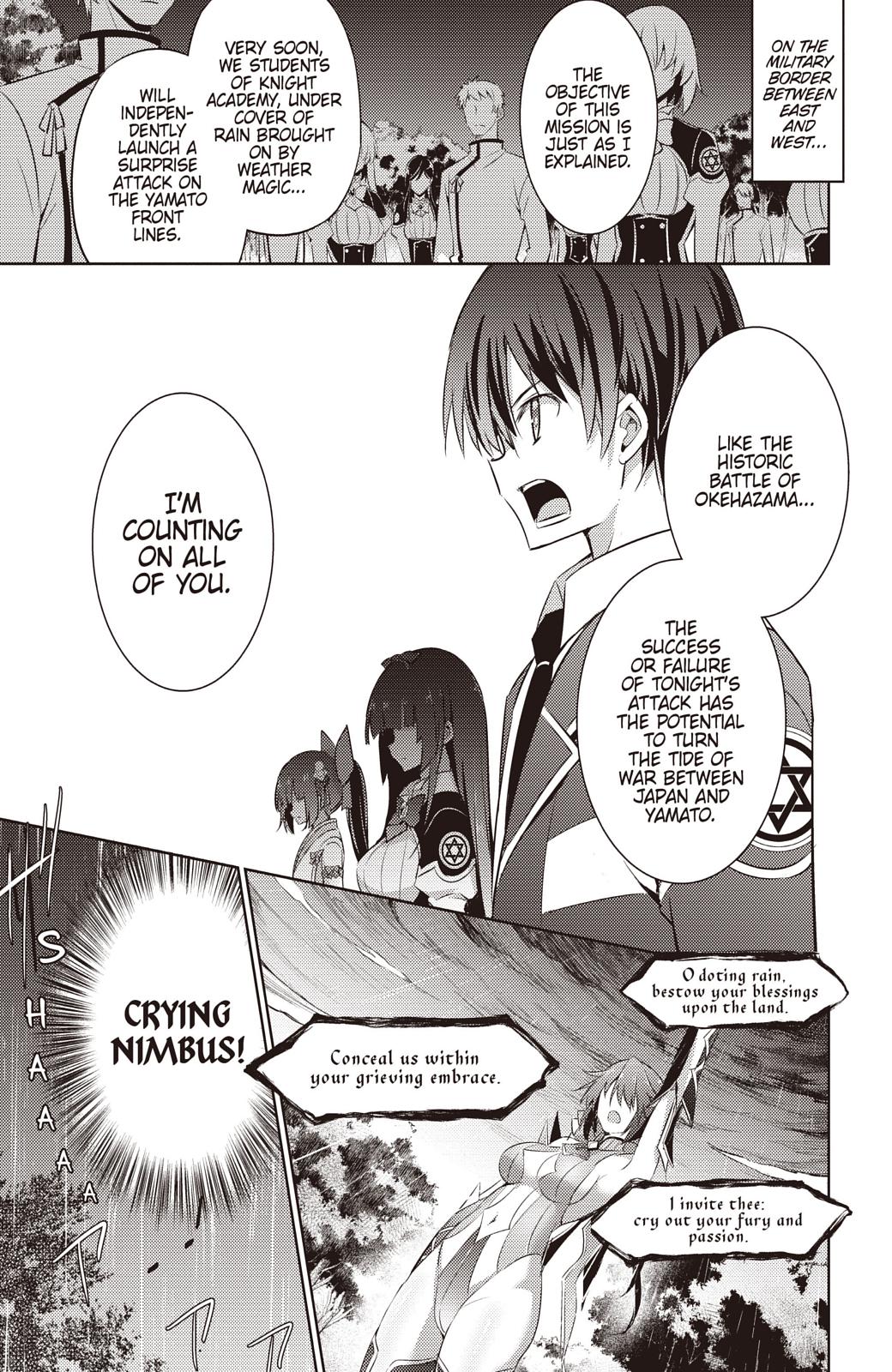 Magika no Kenshi to Shoukan Maou chapter 67 page 1