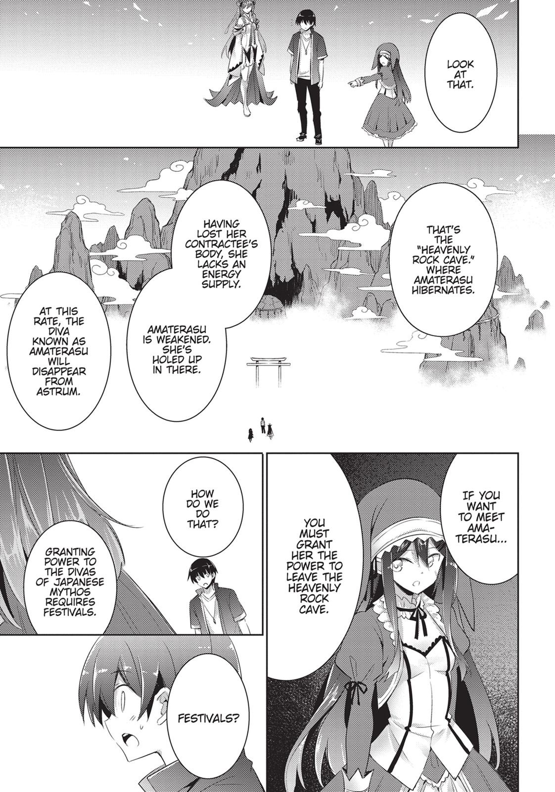 Magika no Kenshi to Shoukan Maou chapter 72 page 17