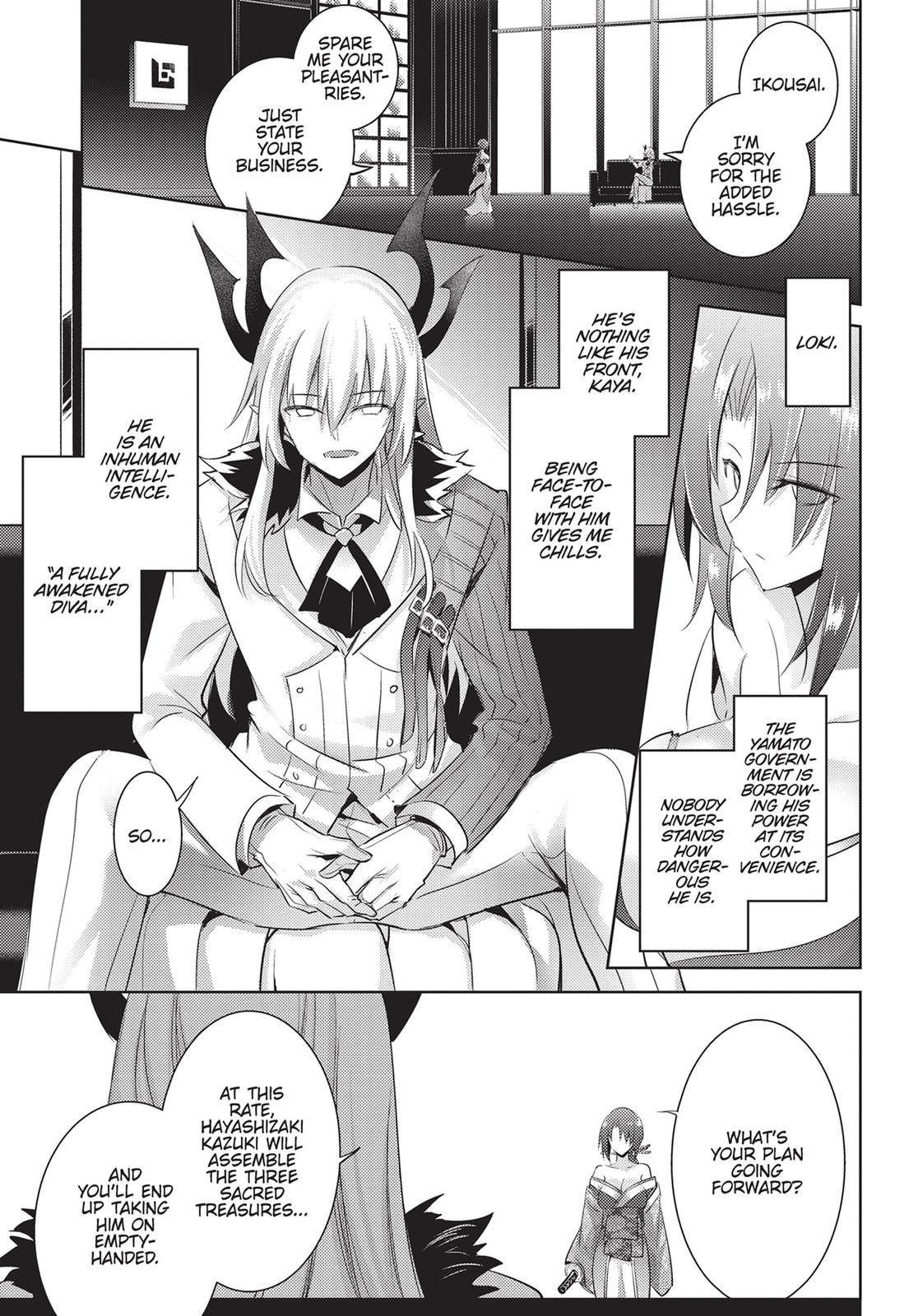 Magika no Kenshi to Shoukan Maou chapter 83 page 7