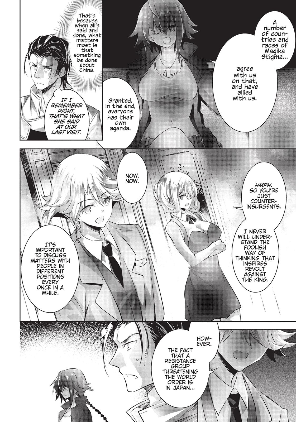 Magika no Kenshi to Shoukan Maou chapter 85 page 8