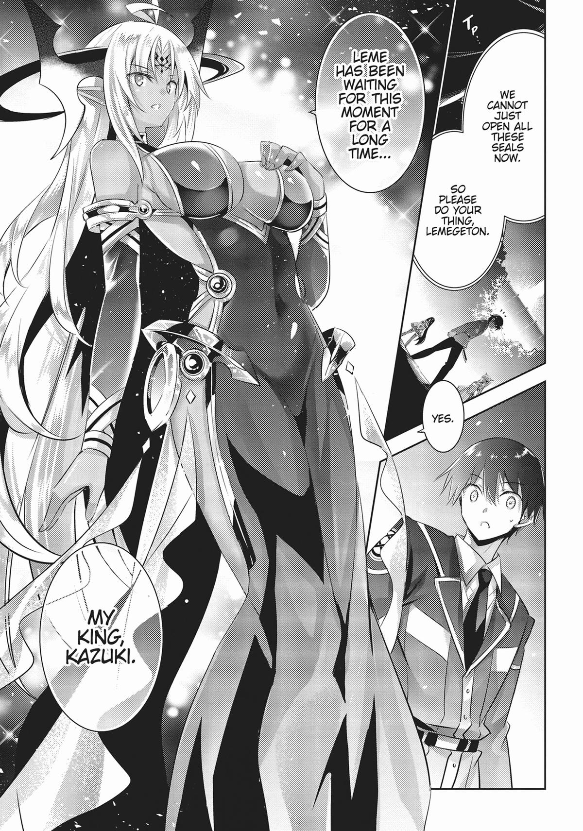 Magika no Kenshi to Shoukan Maou chapter 96 page 7