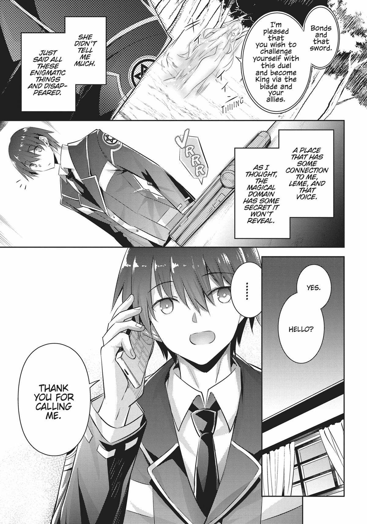 Magika no Kenshi to Shoukan Maou chapter 98 page 11