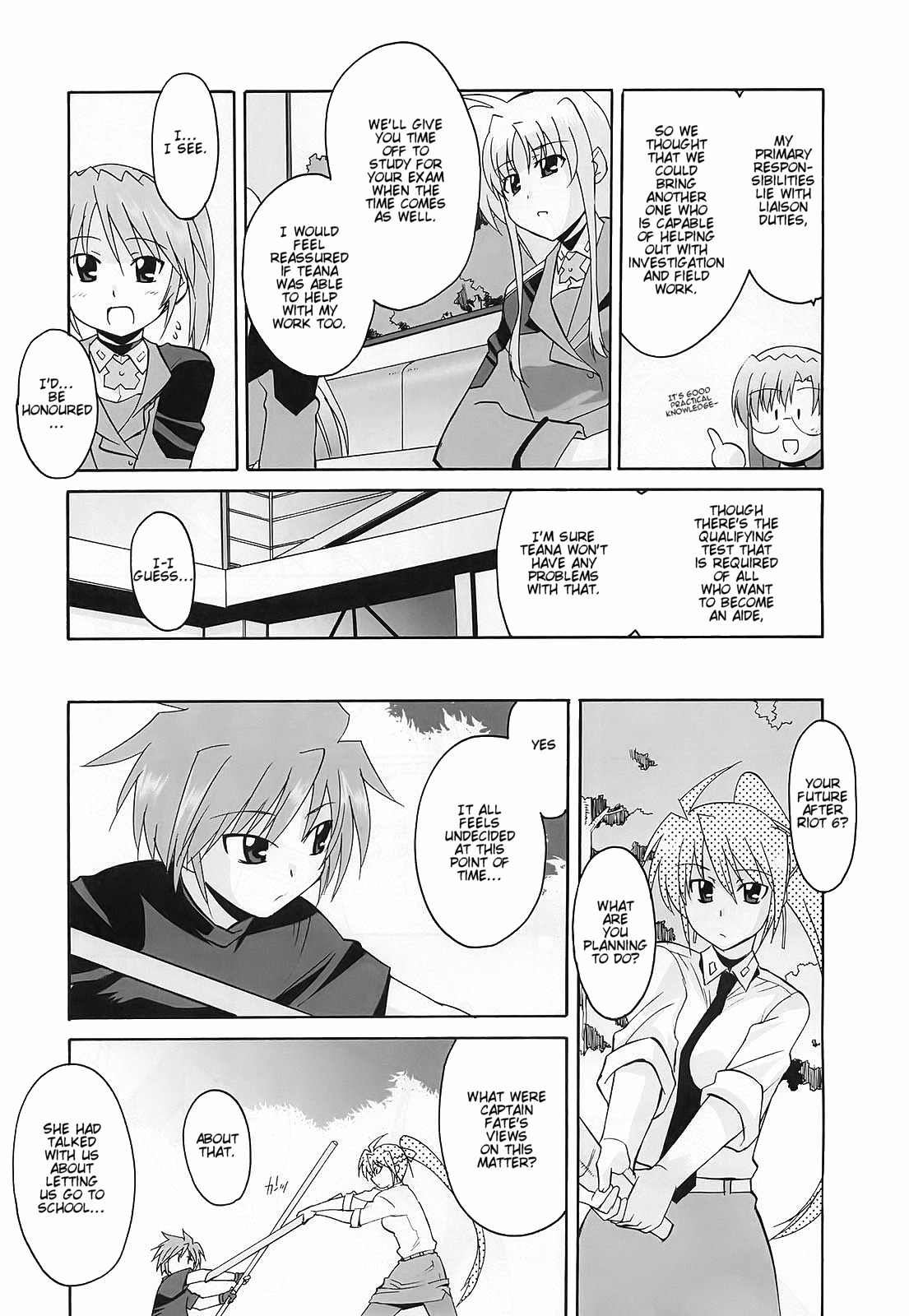 Mahou Shoujo Lyrical Nanoha StrikerS the Comics chapter 13 page 14