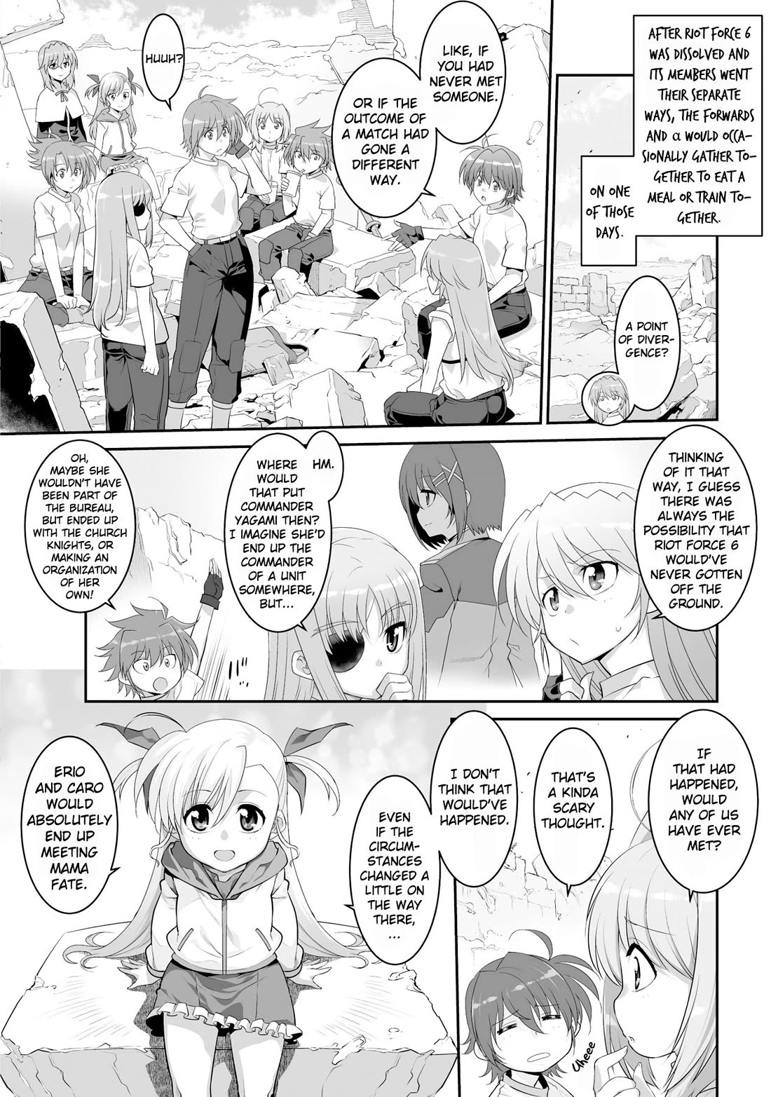 Mahou Shoujo Lyrical Nanoha StrikerS the Comics chapter 14.6 page 1