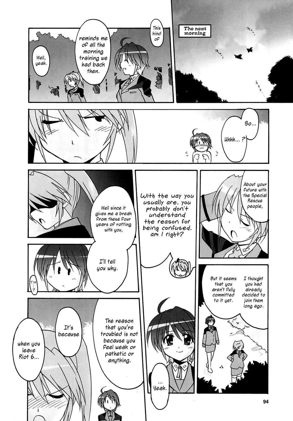 Mahou Shoujo Lyrical Nanoha StrikerS the Comics chapter 14 page 14