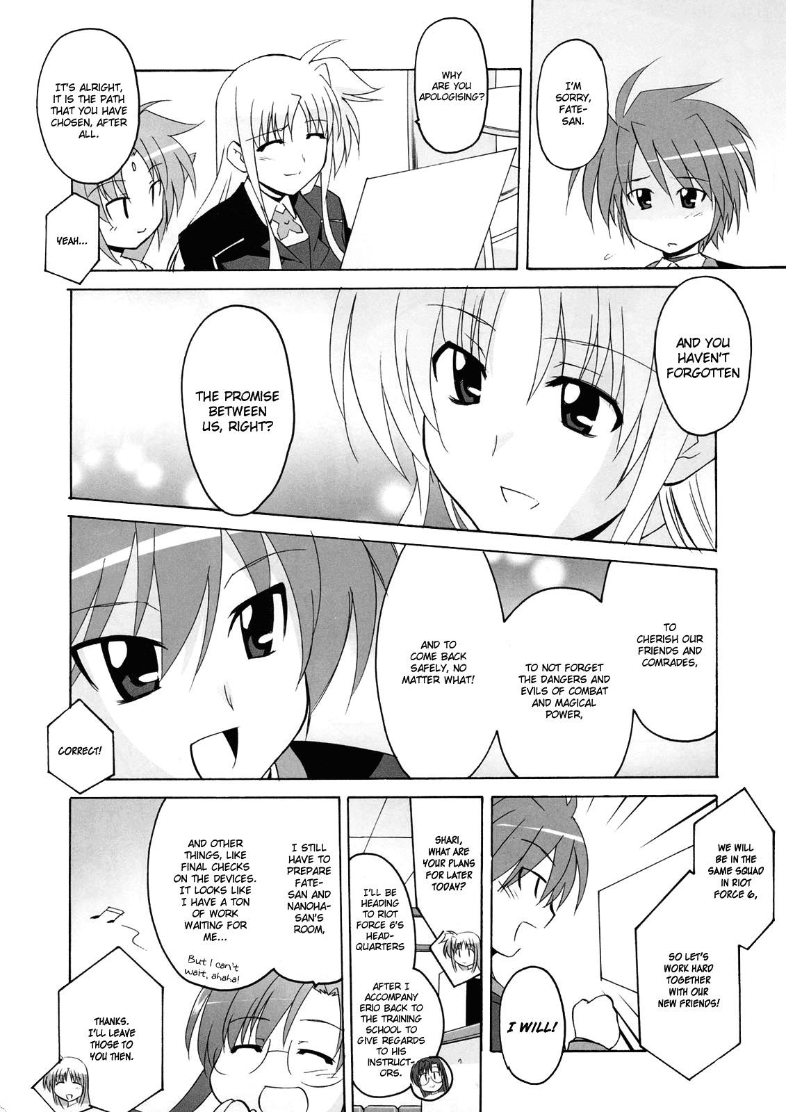 Mahou Shoujo Lyrical Nanoha StrikerS the Comics chapter 7 page 12