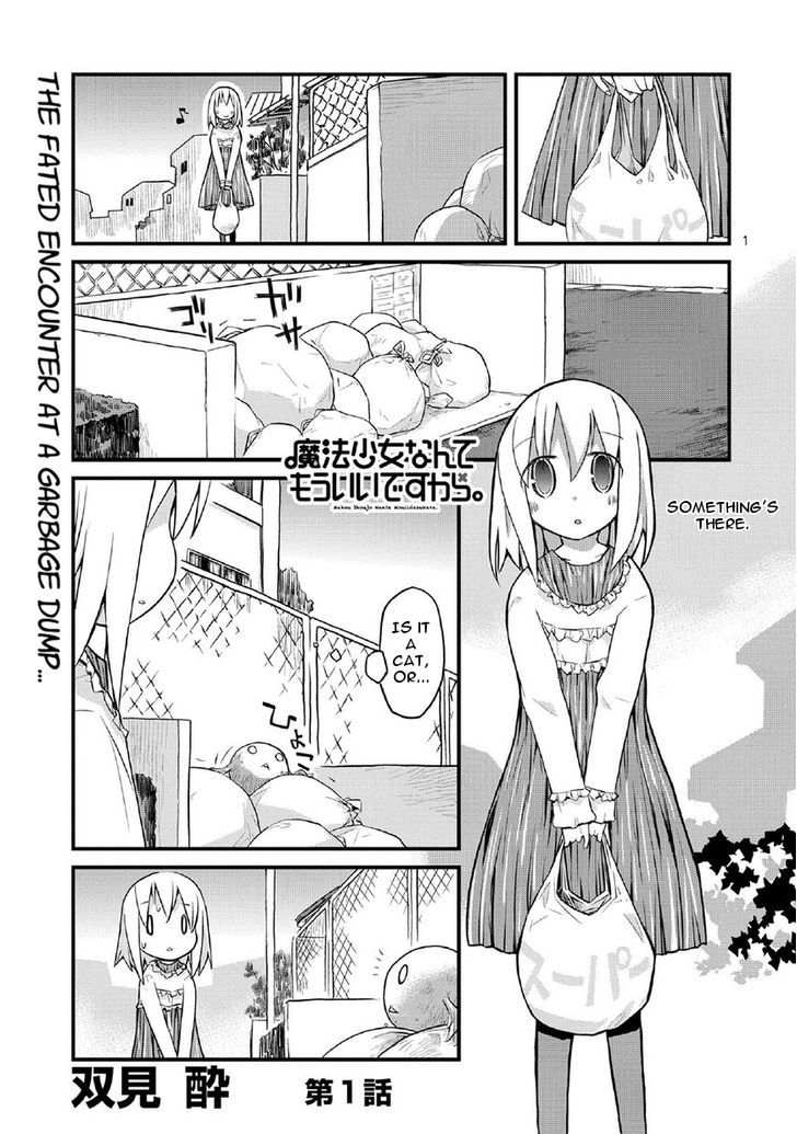 Mahou Shoujo Nante Mou Ii Desu Kara. chapter 1 page 1