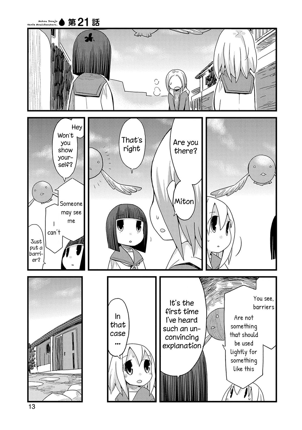 Mahou Shoujo Nante Mou Ii Desu Kara. chapter 21 page 1