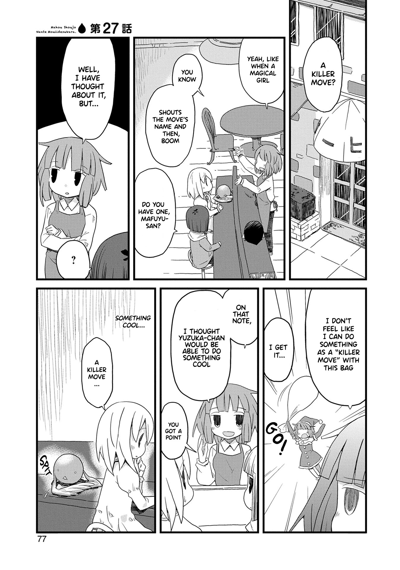 Mahou Shoujo Nante Mou Ii Desu Kara. chapter 27 page 1