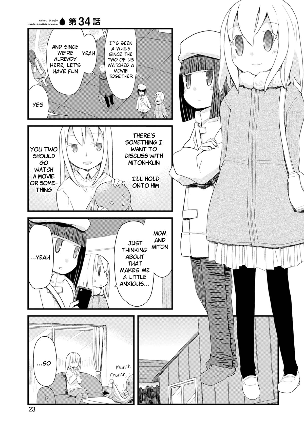 Mahou Shoujo Nante Mou Ii Desu Kara. chapter 34 page 1