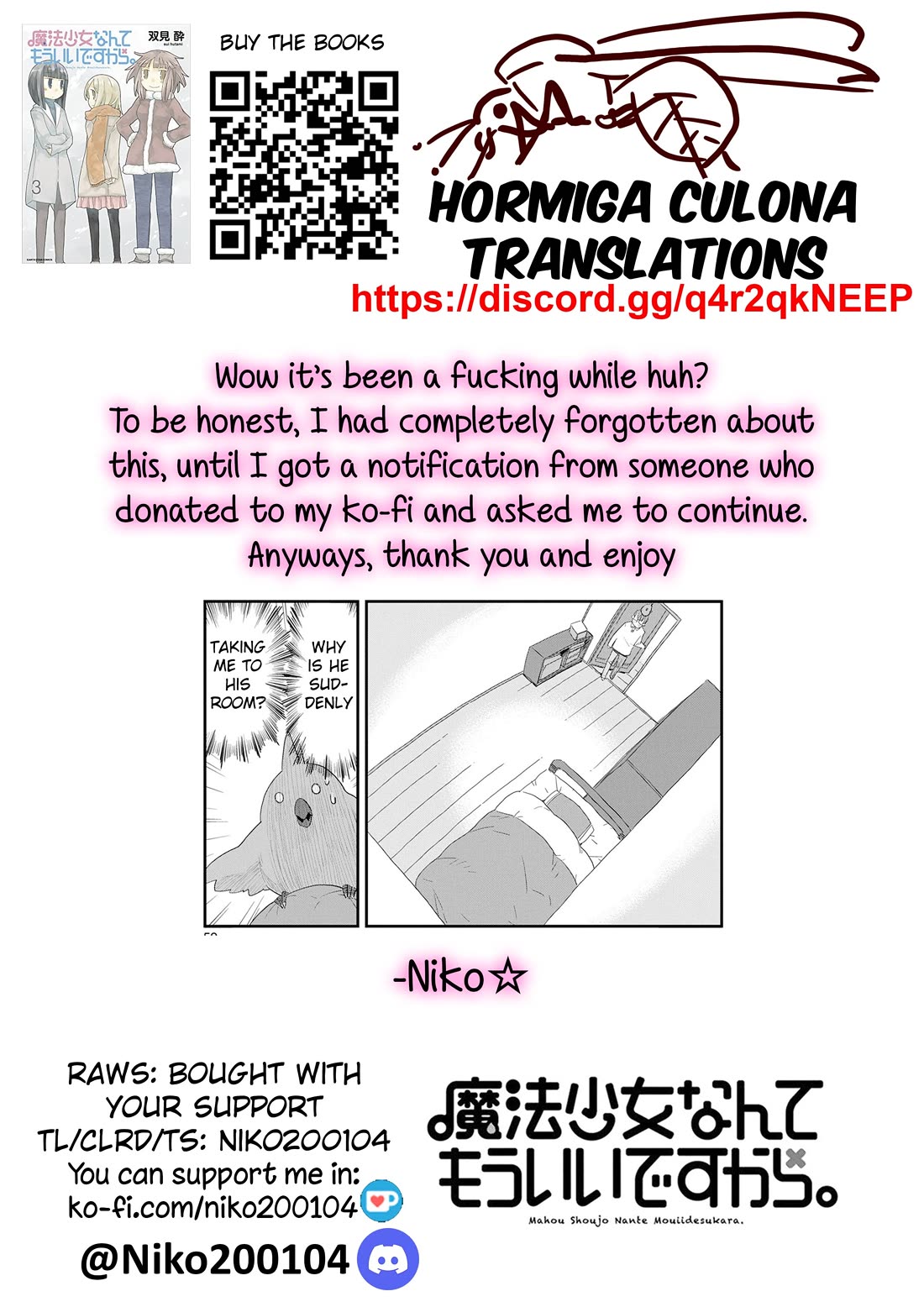 Mahou Shoujo Nante Mou Ii Desu Kara. chapter 36 page 14